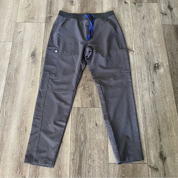 FIGS Axim Cargo Scrub Pants Technical Collection Size XL Grey - Picture 1 of 9
